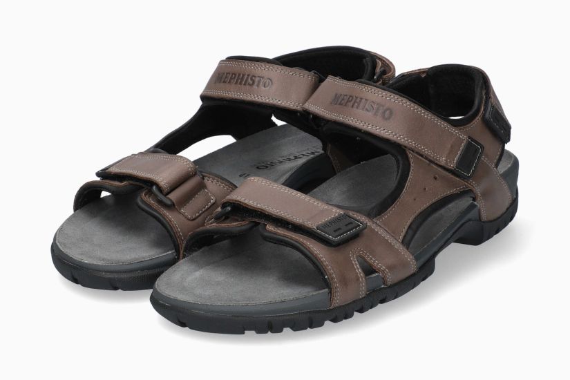 mephisto summer comfortable grey sandals for men brice_5121683_2
