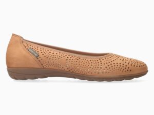 elsie perf balleinas brown for womens 5141715